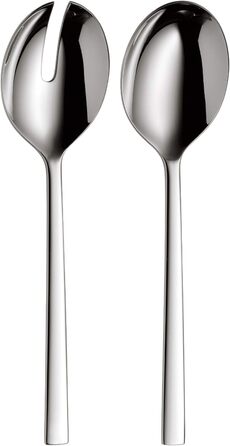WMF Sonic 12-Person Cutlery Set, 66 Pieces, 60 Pieces with Serving Utensils, Hollow-Ground Knife, Cromargan protect polished, scratch-resistant, dishwasher-safe, 66-piece Single