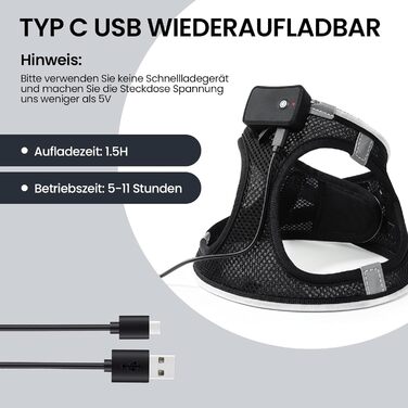 Світлодіодне обіднє нашийник для собак PcEoTllar: безпека та стиль для вашого улюбленця. Зручний, світловідбиваючий, з 3 режимами освітлення, підходить для собак маленьких та середніх порід.