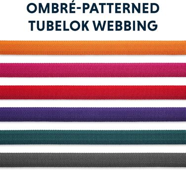 Нашийник для собак RUFFWEAR Front Range, міцний матеріал Tubelok, карабін з алюмінію, зручна застібка, яскравий колір Campfire Orange, розмір L (51-66 см)