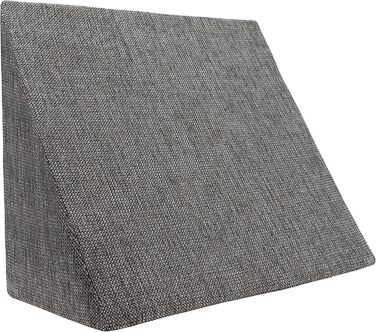 Подушка для сну та читання Formalind XL 60x50x30 см сірого кольору. Знімна та пральна наволочка. Подушка для рефлюксу.