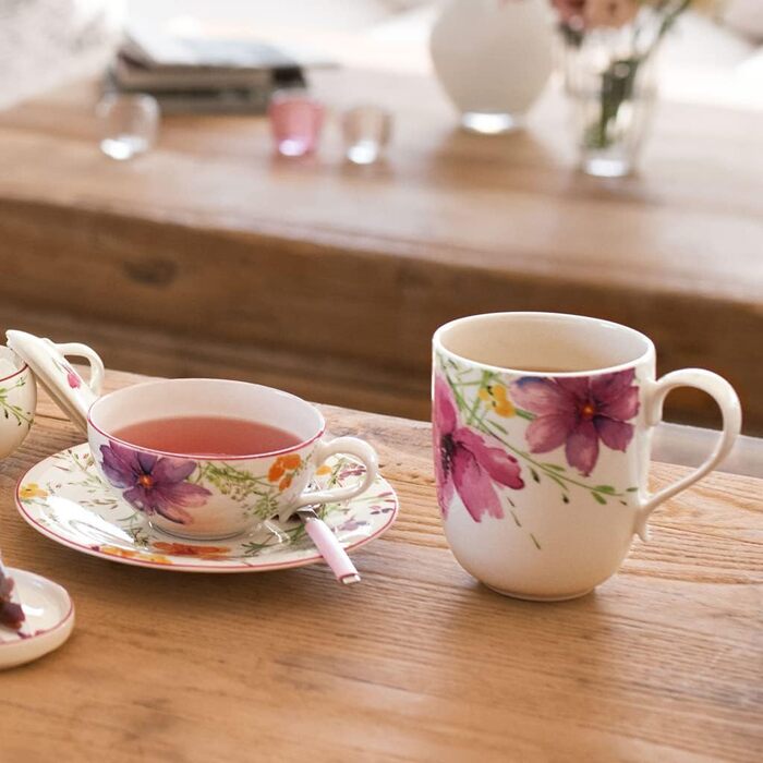 Чайна чашка Villeroy & Boch Mariefleur, 430 мл, преміум порцеляна, кольорова