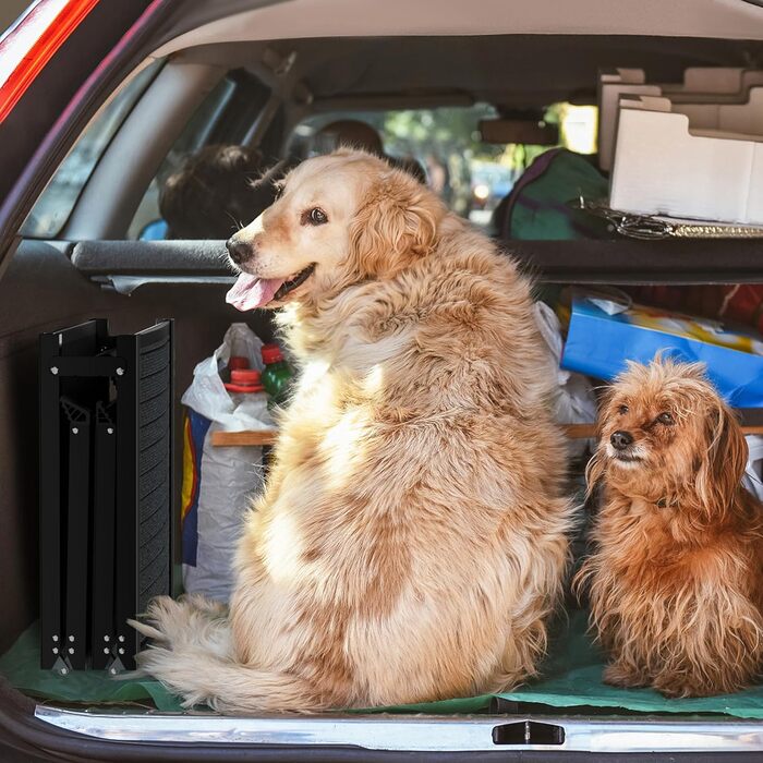 Рампа для собак у автомобіль Aufun 157x44 см, складна, з антиковзким покриттям, для великих та середніх собак до 110 кг