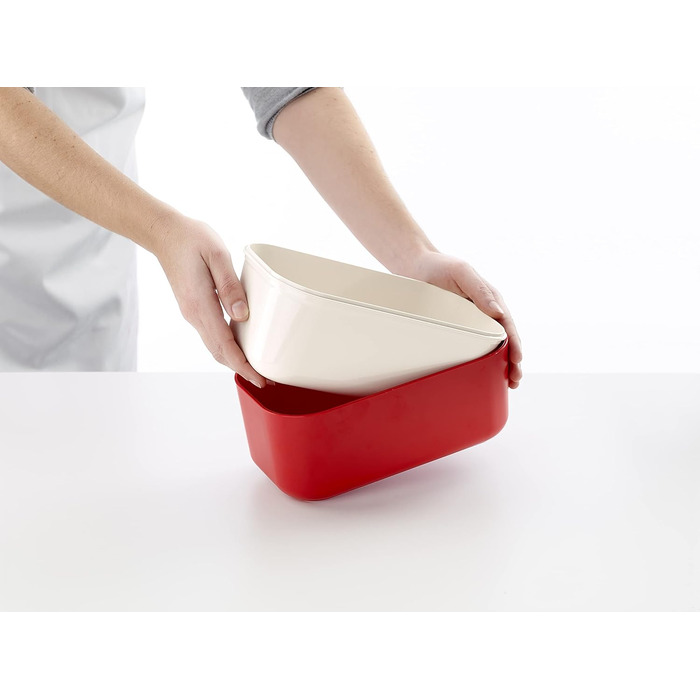 Форма для льоду Lékué Eiswürfelbox, червона, 12x22x8 см