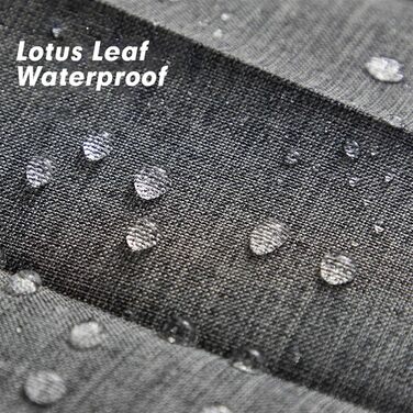 Водонепроникний душовий завіс з льону, антимольний, сірий 100x200 см з гачками