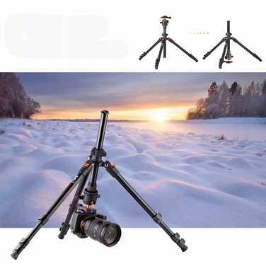 Професійний штатив K&F Concept, 160 см, чорний