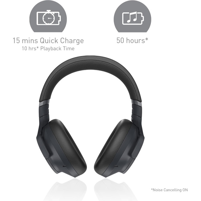 Навушники Bluetooth Technics EAH-A800E-S сріблясті з шумозаглушенням та мікрофоном, складані, бездротові