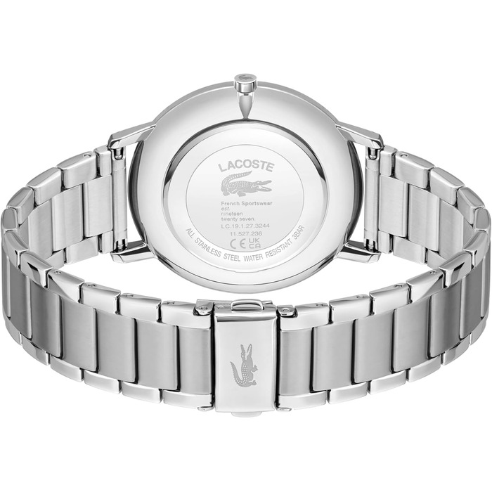 Годинник чоловічий Lacoste Crocorigin Quartz (зелений) - сталевий або шкіряний браслет