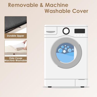 Ортопедичне ліжко для собак EHEYCIGA, малі породи, 76x51x9 см, з м'яким вкладишем, для переноски, Kamel