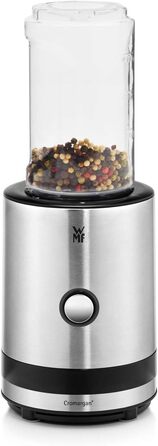 Блендер Kult X Mix & Go Mini - електричний шейкер для смузі, 300 Вт, Tritan, 600 мл, срібно-чорний