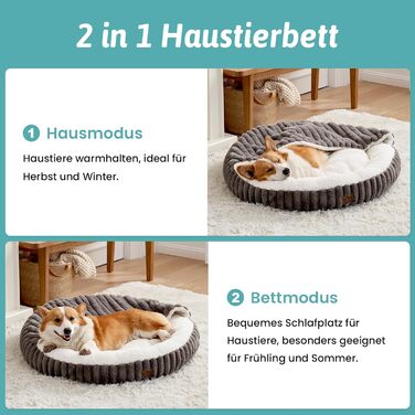 Кігтеточка-лежанка для котів та маленьких собак, кругла, з ковдрою, антистресова, сірого кольору, 89x89x18 см