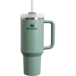 Термокружка Stanley Quencher H2.0 Flowstate 1.2L з трубочкою - 11 годин холоду, 48 годин з льодом, BPA Free, з нержавіючої сталі, Shale