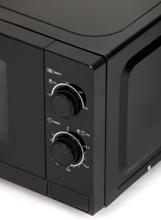 Мікрохвильова піч SHARP R200BKW Solo, 20 л, 800 Вт, чорна