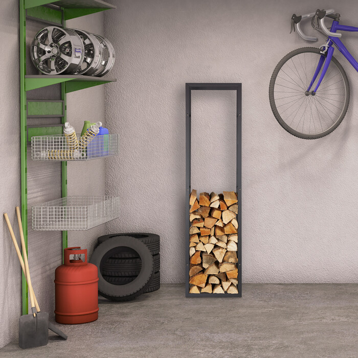 Relaxdays Firewood Rack