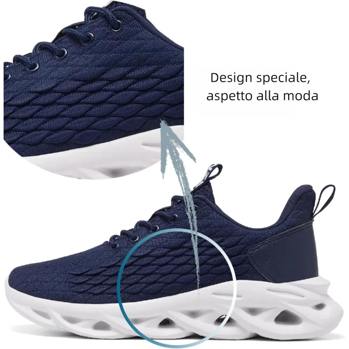 Чоловічі кросівки для бігу та занять спортом: бігові, тенісні, для фітнесу, повсякденні. Легкі, дихаючі, розмір 42 EU, блакитні