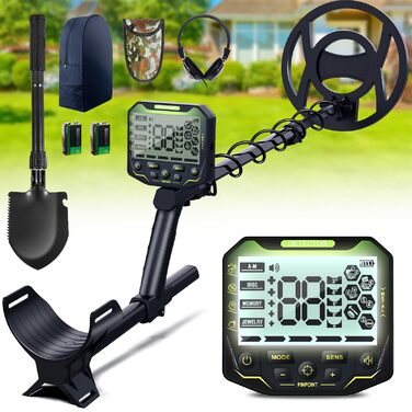 Металдетектор KingSom Profi: 5 режимів, DSP-чіп, водонепроникний, LCD-дисплей, набір з навушниками та лопатою
