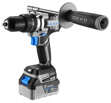 Акумуляторний шурупокрут DEKO 20 V безщітковий, 120 Нм, у кейсі
