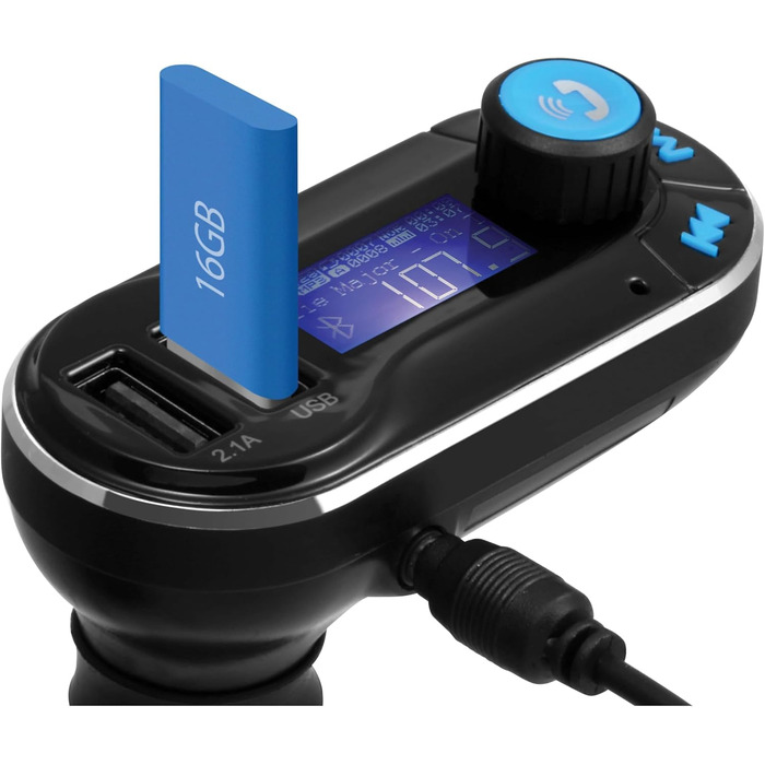 FM-трансмітер Technaxx FMT600BT з Bluetooth, MP3-плеєр, LCD-дисплей