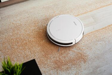 Робот-пилосос з функцією миття - для килимів, твердих поверхонь та шерсті тварин. З пультом дистанційного керування та стацією для зарядки. Робочий час до 120 хвилин, керування через додаток.