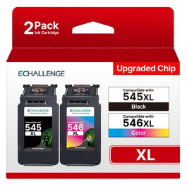 Картриджі ECHALLENGE PG-545XL та CL-546XL для принтерів Canon PIXMA (чорний та кольоровий), Multipack XL для TR4550, TR4551, TR4500, TS3150, TS3350, TS3151, MG3050, MG2950, MG2550S, MX490, MX495