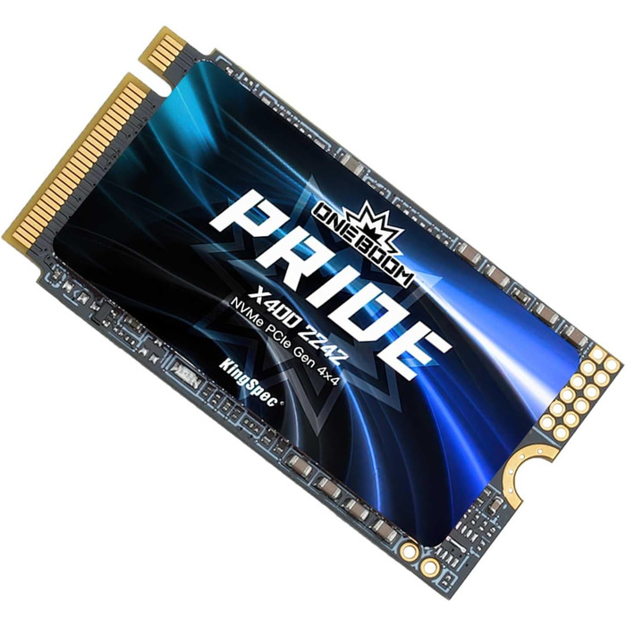 KingSpec ONEBOOM X400 SSD NVMe PCIe Gen4x4: Ігровий SSD для PS5, PC, Laptop (2TB)