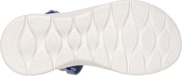 Сандалі жіночі Skechers Go Walk Flex Illuminate Hands Free Slip-ins – зручні босоніжки для прогулянок, колір темно-зелений (40 EU)