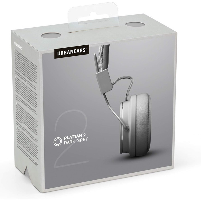Навушники Urbanears Plattan 2 Bluetooth бездротові Over-Ear сірі – Powder