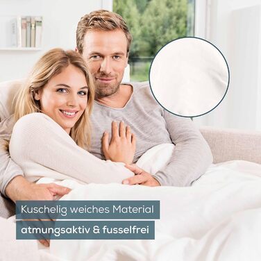 Електрична ковдра Beurer HD 75 з 6 рівнями нагріву, системою безпеки та автовимкненням, 180 x 130 см, біла