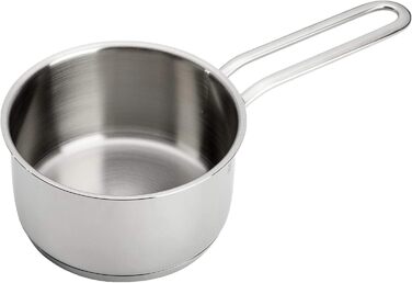 Каструля WMF Mini Stielkasserolle 14 см з нержавіючої сталі Cromargan, 0,9 л, без кришки, для невеликих порцій, Induktion