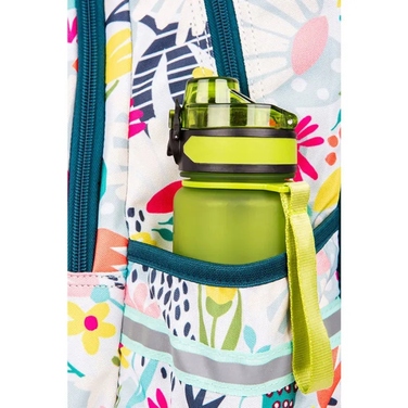 Багатофункціональний шкільний рюкзак CoolPack, білий/багатоколірний, 24 л