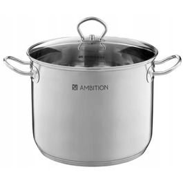 Висока каструля Ambition Acero 30 см з кришкою, 60827