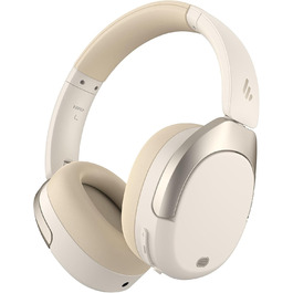 Edifier W830NB Бездротові навушники Over-Ear з ANC -45dB, 94год. акумулятор, LDAC Hi-Res звук, Spatial Audio, швидка зарядка, Bluetooth V5.4 (Слонова кістка)