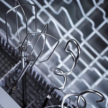 Міксер AEG HM3310: 350 Вт, 5 швидкостей, нержавіюча сталь, для приготування тіста та збивання, чорний/срібний