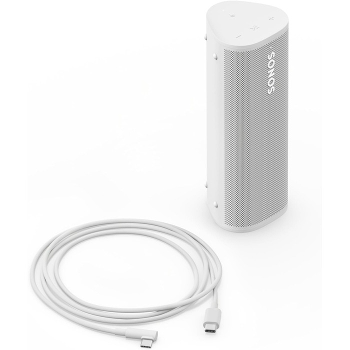 Sonos Roam 2: Портативна водонепроникна Wi-Fi колонка, чорний (білий) - 10 год автономії