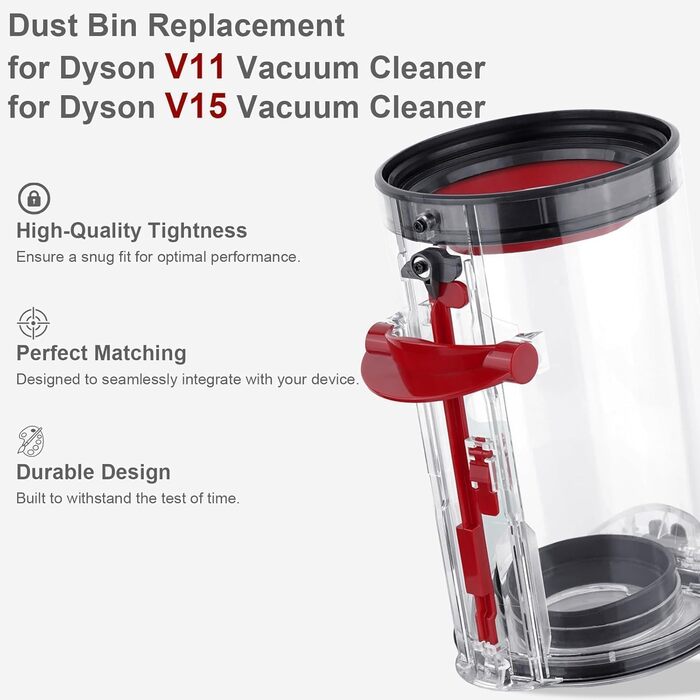Замінник пилозбірника для пилососів Dyson V11, V15, SV14, SV15, SV22 (970050-01/965443-01)
