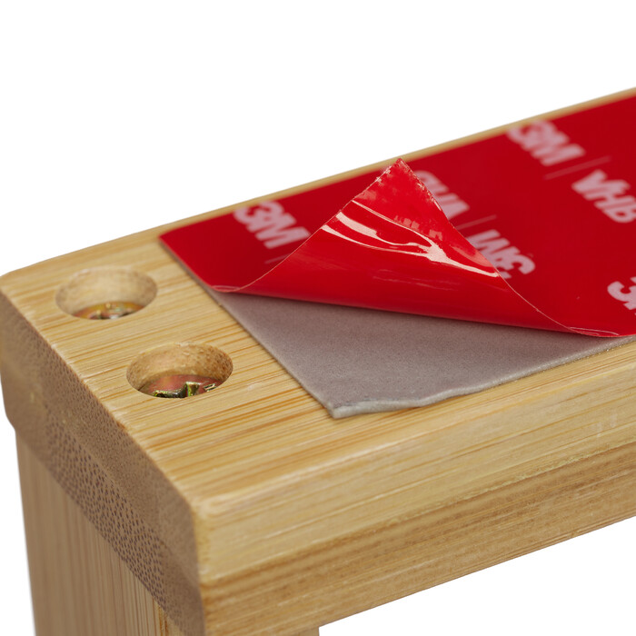 Relaxdays Bamboo Toilet Paper Holder