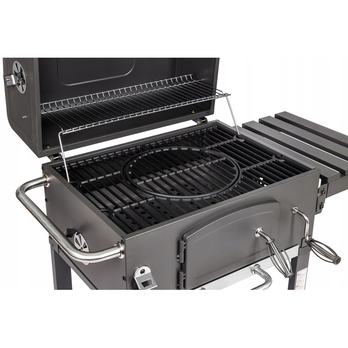 Вугільний гриль Activa Mastercook Angular, чавунна решітка 57,5 x 42,0 см