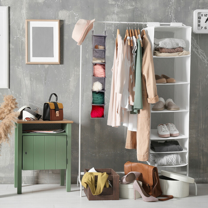 Slim Hanging Closet Organizer