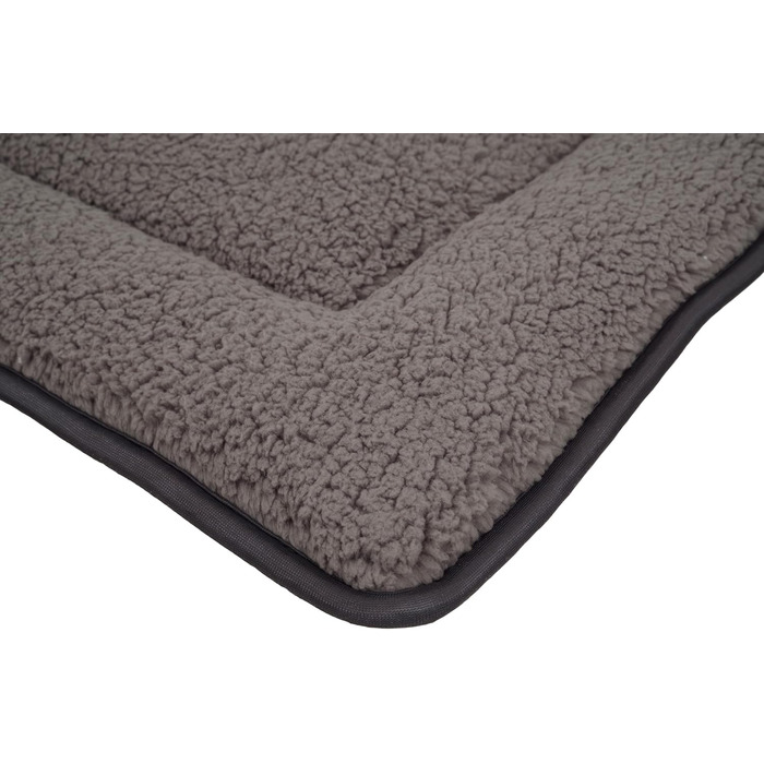 Килимок для тварин Spetebo з плюшу, 90 x 60 см, сірий - нековзний килимок-ліжко для собак та котів, м'яка підстилка, ковдра для домашніх тварин