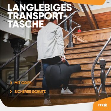 Електрогітара Max GigKit: Комплект з підсилювачем 40 Вт, аксесуарами та чохлом (4/4, блакитний)