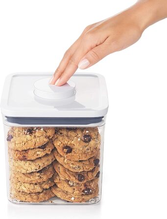 OXO Good Grips Pop Контейнери для зберігання, набір 5 шт, білі, пластик