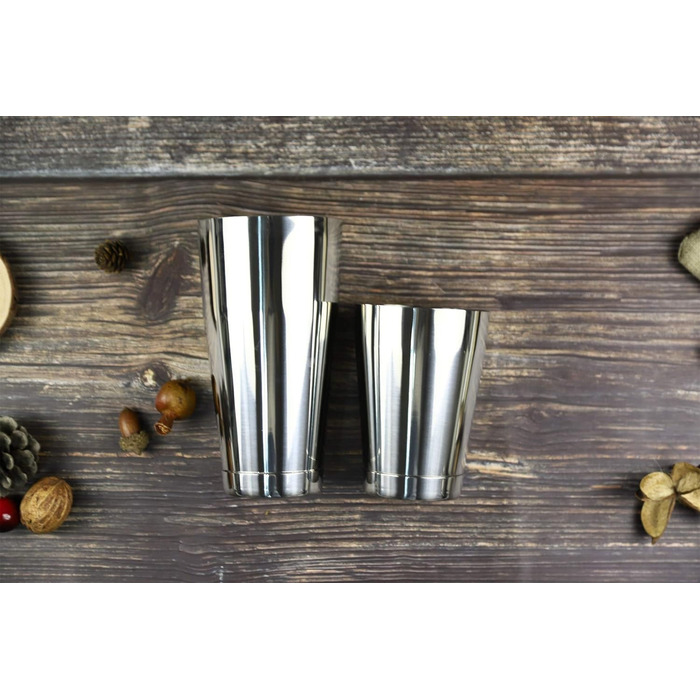 Sky Fish Cocktail Set, 8-Piece Bar Accessory Set with Stainless Steel Stand, Perfect Home Bartending and Martini Cocktail Shaker Set.