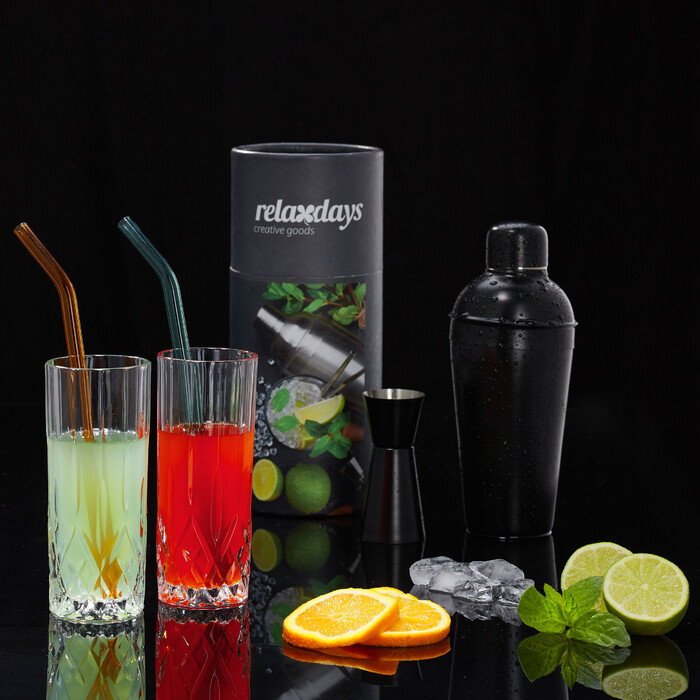 Relaxdays 5-Piece Cocktail Shaker Set