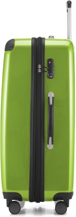 Чемодан Hauptstadtkoffer ALEX - Розширюваний валіз з жорстким корпусом 75 см (119 л) з TSA-замком – міцний дорожній вагончик з 4 подвійними колесами, кольору яблучної зелені, 75 см (L)