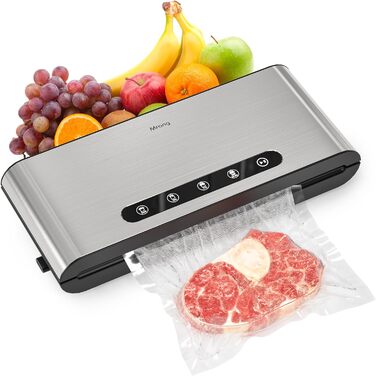 Vacuum Bags for Food 20CM x 30CM, 200 Bags Professional Food Vacuum Bags for All Vacuum Sealers & Food Vacuum Machines, BPA-Free, Sous Vide Freezer Bags