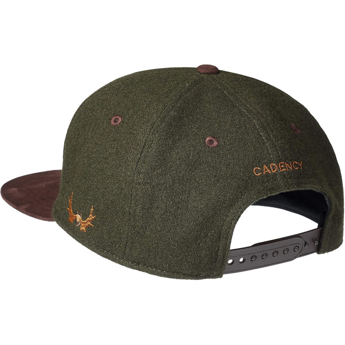 Кепки Snapback Cadency® для чоловіків та жінок, унікальні, з індивідуальним дизайном, бейсболки з прямим козирком, унісекс, регульовані, теплі зимові - темно-зелені