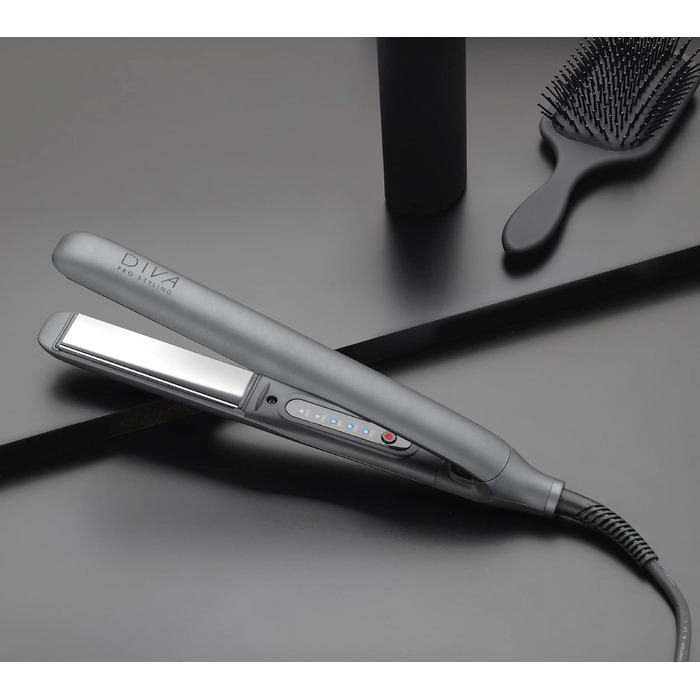 Випрямляч для волосся Diva Pro Styling Precious Metals Touch - Titanium PRO202