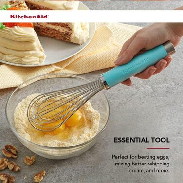 Кухонний вінчик KitchenAid Gourmet, 26,7 см, матовий, бірюзовий