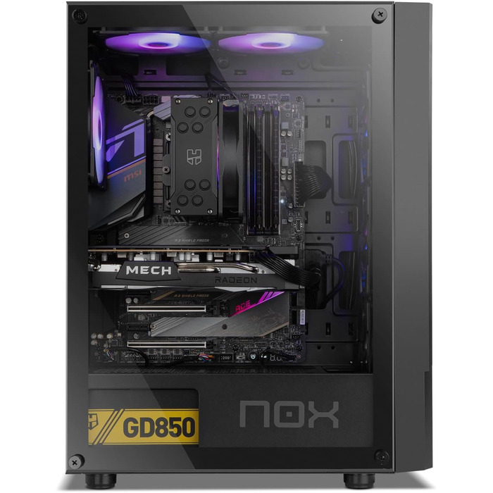Корпус для ПК NOX COOLBAY RX (ATX, Micro ATX), USB 3.0, сітка, чорний (INFINITY BETA)