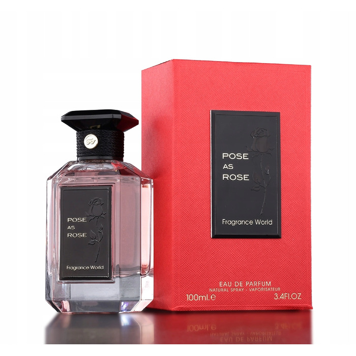 Оригінальний парфум Fragrance World Pose As Rose, 100 мл, EDP + пробник у подарунок!!!