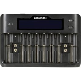 Зарядний пристрій VOLTCRAFT CC-8 для Li-Ion, LiFePO4, NiMH, NiCd акумуляторів AA, AAA, AAAA, 9V